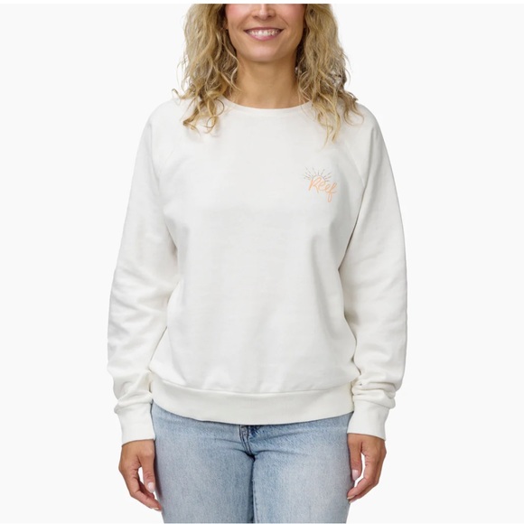 Reef Wild Pullover Crewneck Marshmallow - Picture 2 of 4